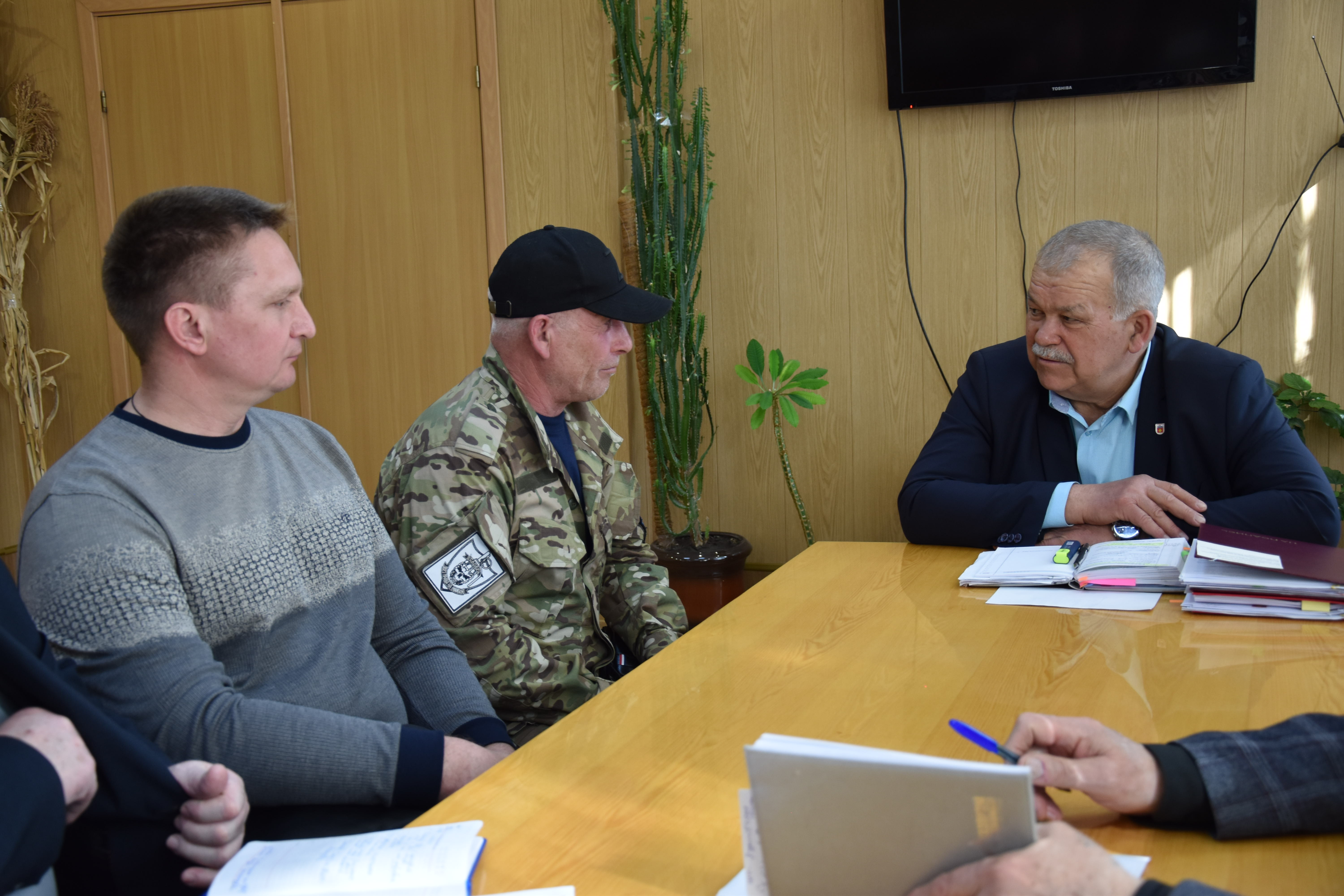 Встреча с участником СВО-главой многодетной семьи.