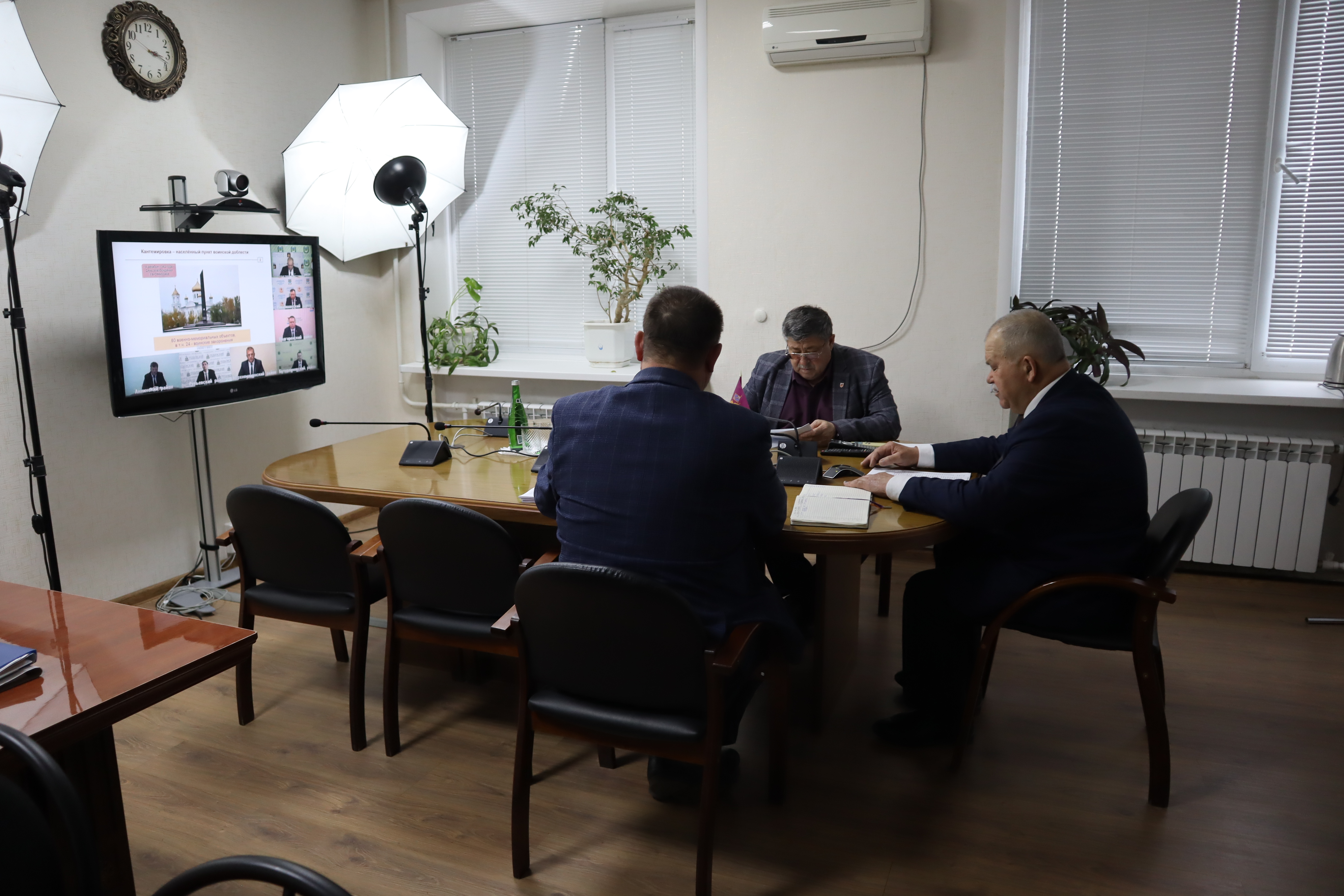 Глава района выступил на заседании комитета «Победа» .